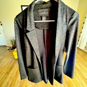 Christian Sirano Leopard Blazer